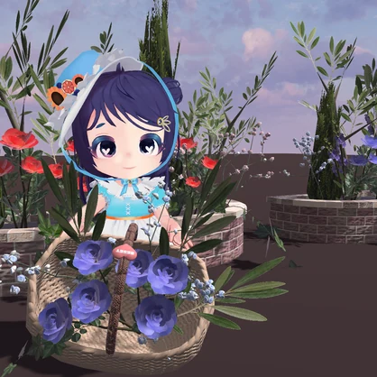 お花摘み体験ギミック（花壇の3Dモデル単体もあるよ）