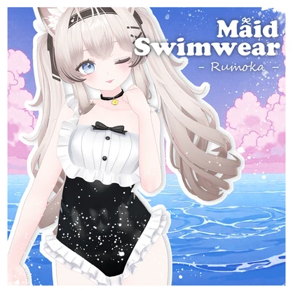 [るもか] Rumoka Maid-Swimwear