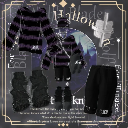 【🌙Gothic knit🌙】Wolf's Blade