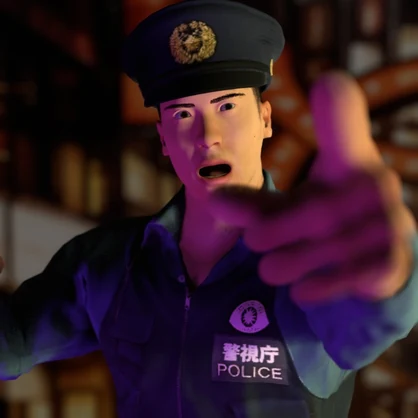 【3Dキャラクター】正義のイケメン警察官　登里シマル君
