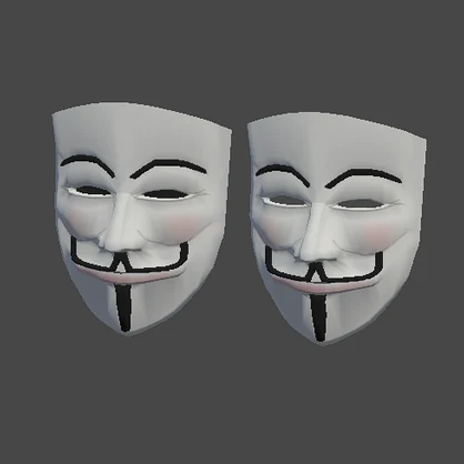 3Dモデル「ガイ・フォークス・マスク」