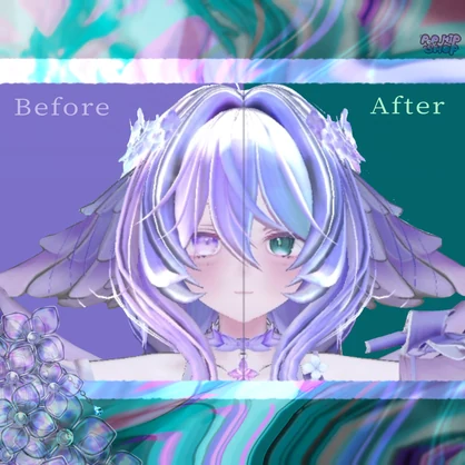 【たゆた対応 Tayuta 】 紫陽花草 color only Eyetexture