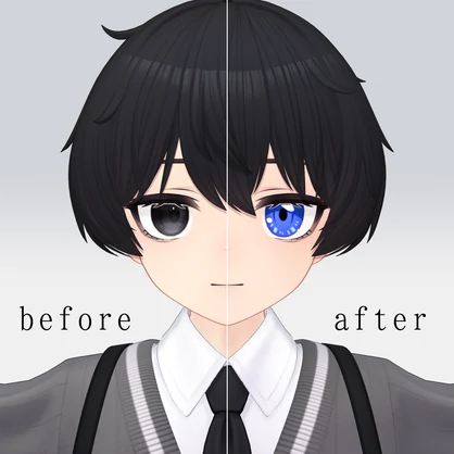 【Eye Texture】Sorbet【黒無/KUROMU専用】 - Créme Noir