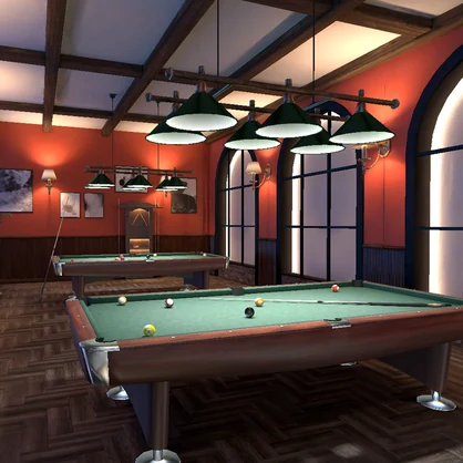 Billiards [VRChat] [Unity] [VRChat向けワールド]