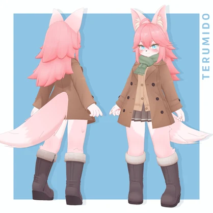 VRChat想定 オリジナル3Dモデル【酒井シホ -Sakai Shiho-】