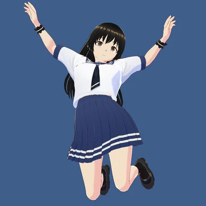 Anime School Girl