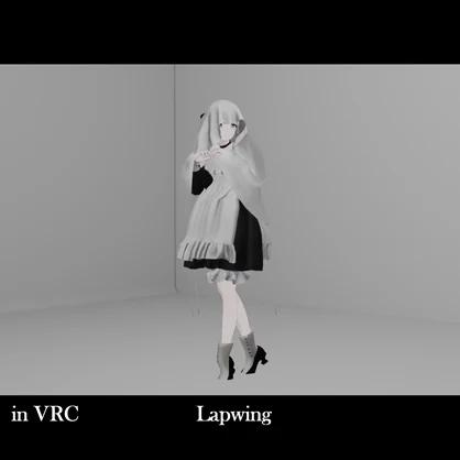 3アバター対応「おばけエプロンドレス V2」【Lapwing/マリシア/しなの】MA対応