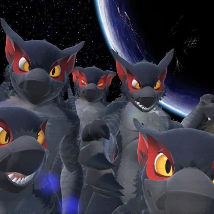 VRChat Nargacuga avatar 2.0