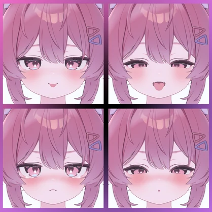 【プラムちゃん用】えっち♥表情アニメーション20種