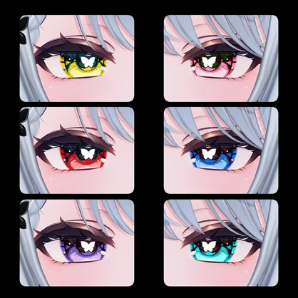 【カザリス専用】butterfly Eye Texture ✦6color✦