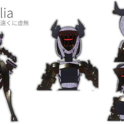 オリジナル人外３Dモデル「Pygmalia(ピグマリア)」(VRC想定アバター)