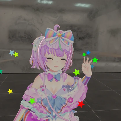 【VRChat想定】「キラッ☆」ジェスチャー【MA対応】