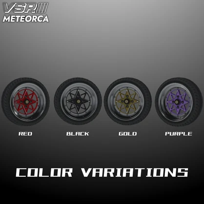 【VRChat想定】クラシック3ピースホイール『MeteOrca』