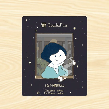となりの霧崎さん 3Dピンバッジ｜VRChat向け アバターピンズシリーズ [GotchaPins]