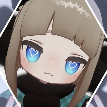 【キプフェル/Kipfel 】Pixel heart eyes texture♡瞳＆メイク テクスチャ