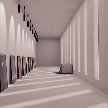 【VRChat想定】Photogallery28+Exhibition6【ワールドアセット】