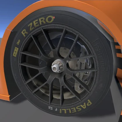 【3Dモデル】Meralis Beronz GAM GT3 EVO 内装付き