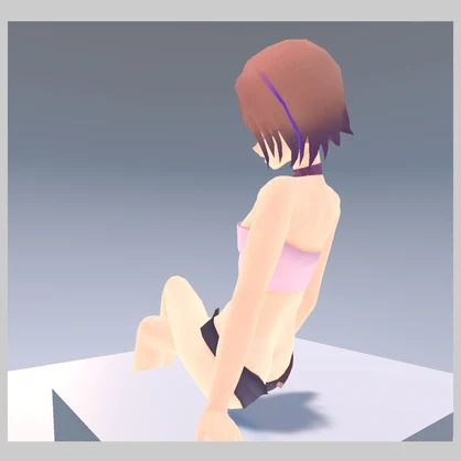 【無料アバター】ミスティ 　(Misty)♂　VRChat想定　男の娘アバター　デスクトップ PCVR, Quest対応 スマホ (iOS Android), fallback対応 (VRM込み) フルトラ対応