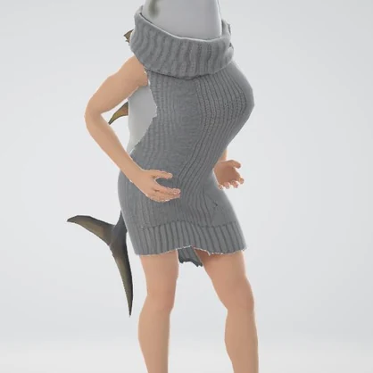 マグロな彼女の3Dモデル