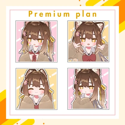 【FREE版あり】おてんばキプフェルのアンニュイフェイスセット