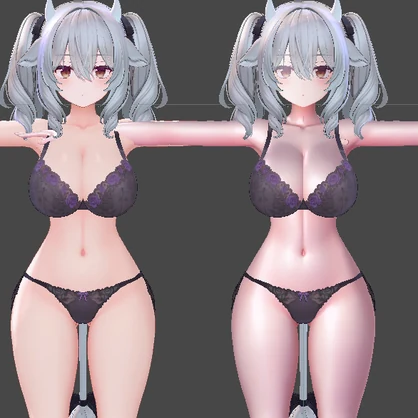 導入簡単！普段Poiyomi Proしか使わない人が作った汎用艶メロピンク肌💕【Liltoon】