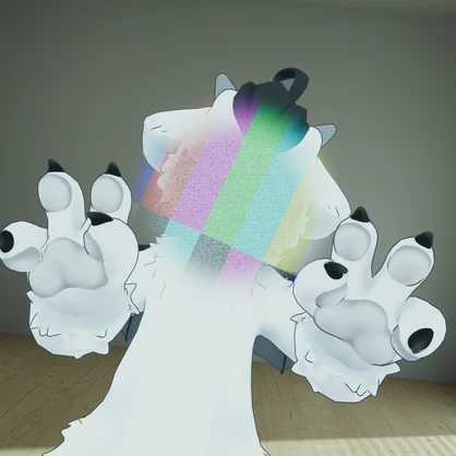 ミラーに写る顔を隠すワールドギミック【VRChat想定】