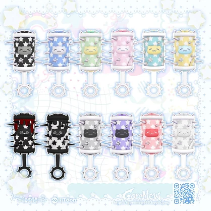 【ギミック付き3D武器モデル】⭐️ガラガラ🍼『TAMA's Baby』
