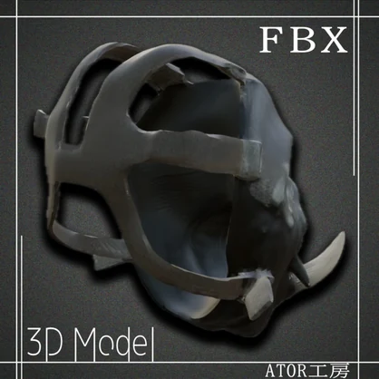 【３D】アニマルガスマスク　Model_4