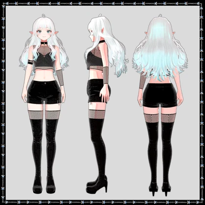 【VRChat衣装】Arduinna専用ダークエルフをモチーフにした衣装 - By duchess.rh