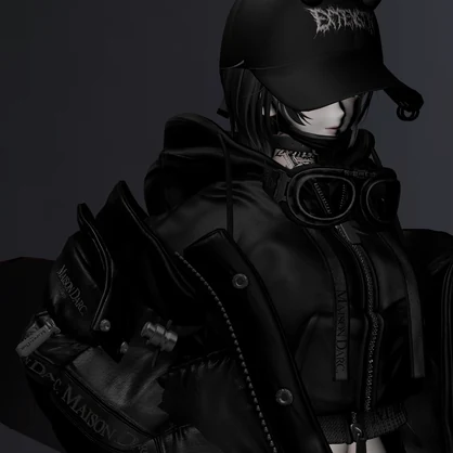【誰でも簡単】服用黒リム lilToon Black Rim