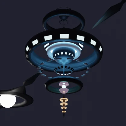【3Dモデル】宇宙船・UFO