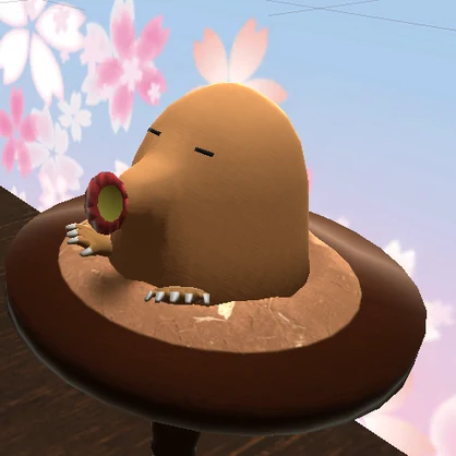 【3D小物】はなもぐらの帽子
