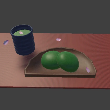 草餅セット Unity版 / Kusamochi Set for Unity