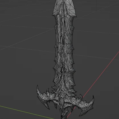 CalderaFang 魔剣 オリジナル3Dモデル