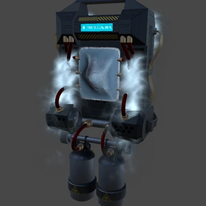Cryo Backpack / Vrchat Asset