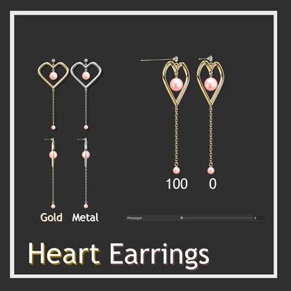 [FREE] Heart Earrings