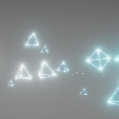 Triangle trails and aura