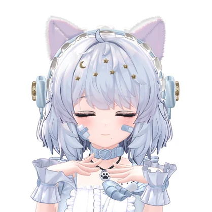 すやにゃんヘッドドレスandしっぽセット【VRChat想定】