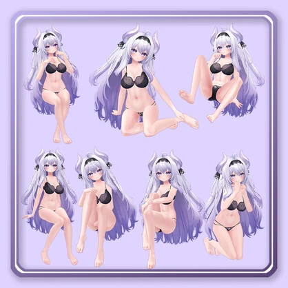 【無料版あり】VRChat撮影向けポーズ集 全30種【Pose Series A】