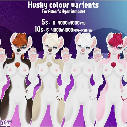 The Hyenid | Husky Body Textures
