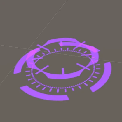 Cyber Halo Rotate Particles Unity/VRChat