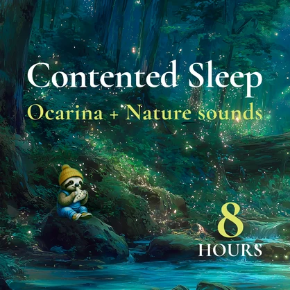 8 Hours Sleep Music: 1/f Fluctuation to Calm the Nervous System | For Insomnia | Relaxing Ocarina, River & Insects Sounds | 【1/fゆらぎ】自律神経を整える8時間・不眠に悩む人のための睡眠用BGM・安らぎのオカリナと川と虫の音の環境音｜ - Olorë