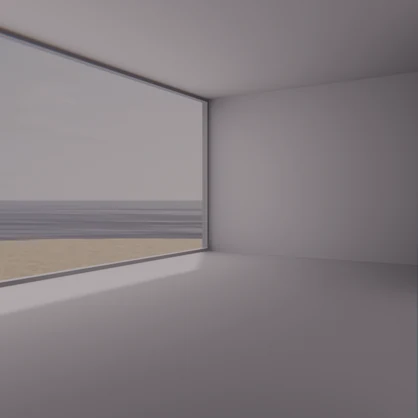 【VRChat想定】white.4【ワールドアセット】