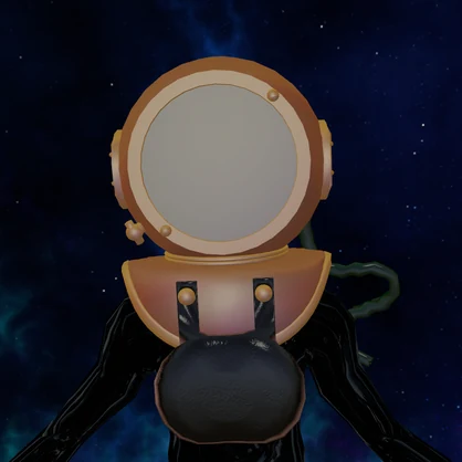【MA対応】潜水ヘルメット型触手生物「メットちゃん」