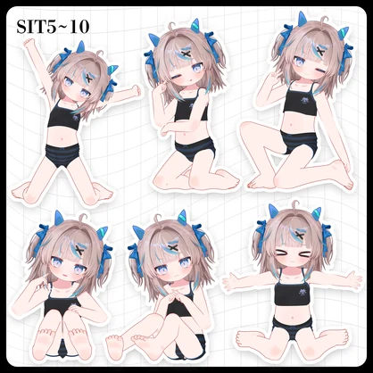 ☕【FREE】撮影向けPOSE Set 50種〘 ♡Ryumii♡ 〙