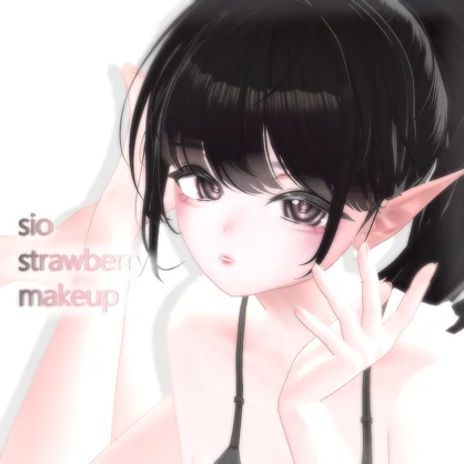 ❦sio strawberry make up❦