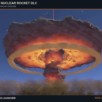C-CAT Nuclear Rocket DLC | For C-CAT Missile Launcher | VRChat PC