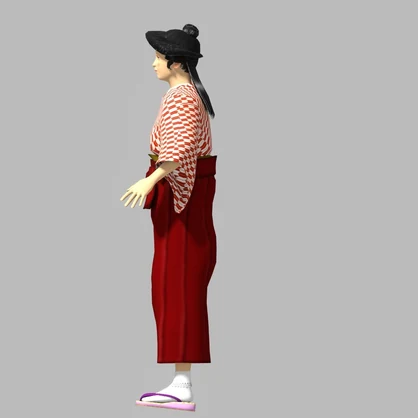 【3Dキャラクター】大正デモクラシー 弥生さん