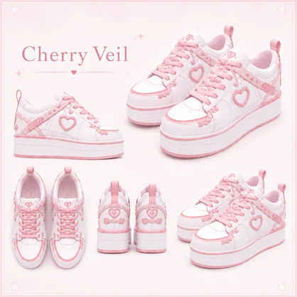 【複数アバター対応】CherryVeil【VRC用靴】