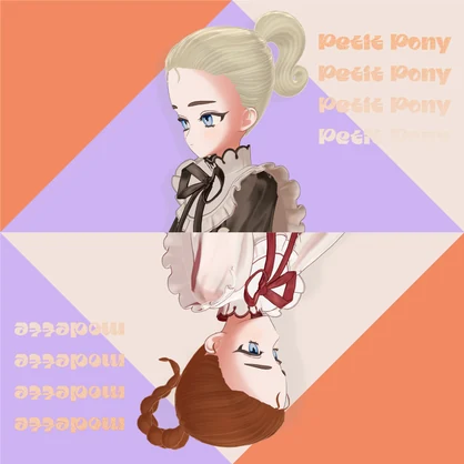 【VRC対応ヘア】Petit Pony　プチ・ポニー